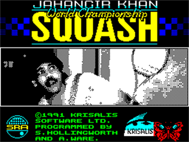 Jahangir Khan World Championship Squash - Screenshot - Game Title Image