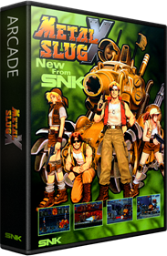 Metal Slug X - Box - 3D Image