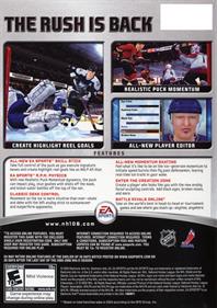 NHL 06 - Box - Back Image