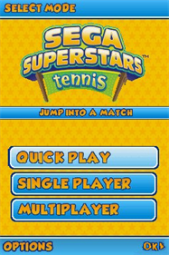 Sega Superstars Tennis - Screenshot - Game Title Image