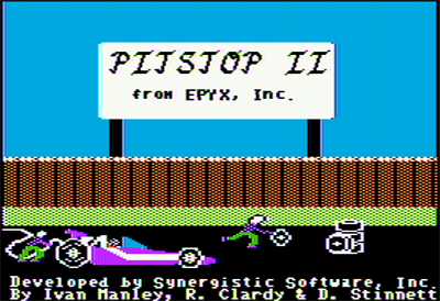 Pitstop II - Screenshot - Game Title Image
