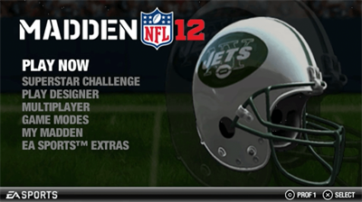 Madden NFL 12 - Screenshot - Game Select Image