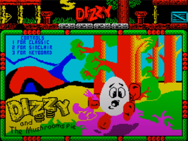 Dizzy and the Mushrooms Pie - Screenshot - Game Title Image