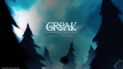 Greak: Memories of Azur - Screenshot - Game Title Image