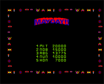 Mayday - Screenshot - High Scores Image