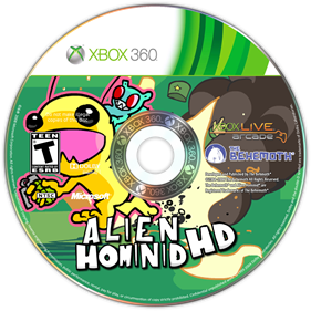 Alien Hominid HD - Fanart - Disc Image