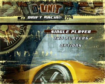 D-Unit Drift Racing - Screenshot - Game Title Image