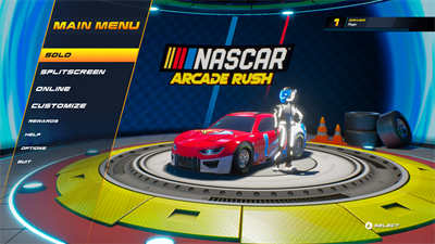 NASCAR Arcade Rush - Screenshot - Game Select Image