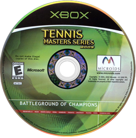 Tennis Masters Series 2003 - Disc Image