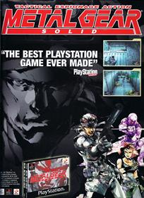 Metal Gear Solid - Advertisement Flyer - Front Image