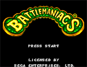 Battlemaniacs - Screenshot - Game Title Image