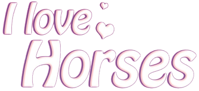 I Love Horses - Clear Logo Image