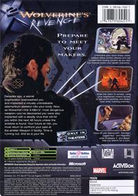 X2: Wolverine's Revenge - Box - Back Image