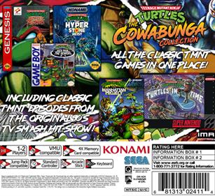 Teenage Mutant Ninja Turtles: The Cowabunga Collection - Box - Back Image
