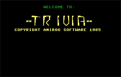 Trivia U.K. - Screenshot - Game Title Image