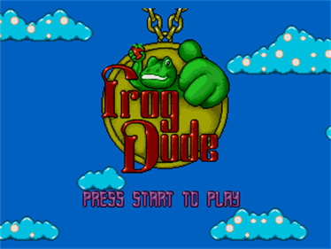 Frog Dude - Screenshot - Game Title Image