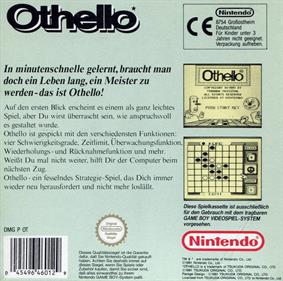 Othello - Box - Back Image