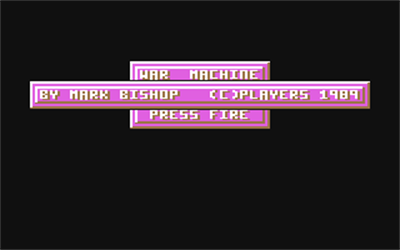 War Machine (Players Premiere) - Screenshot - Game Title Image