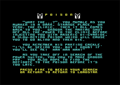 Poison - Screenshot - Game Title Image