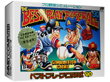 The Best Play Pro Baseball '90 - Box - 3D Image