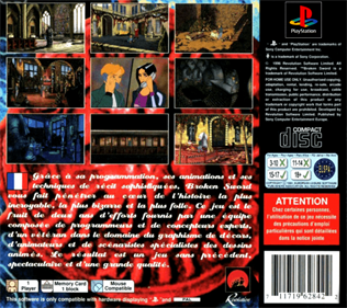 Broken Sword: The Shadow of the Templars - Box - Back Image