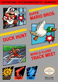 Super Mario Bros. / Duck Hunt / World Class Track Meet - Box - Front - Reconstructed Image