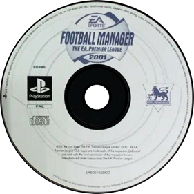 The F.A. Premier League Football Manager 2001 - Disc Image