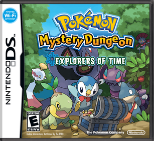 Pokémon Mystery Dungeon: Explorers of Time - Box - Front - Reconstructed Image