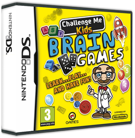 Challenge Me Kids: Brain Games - Box - 3D Image