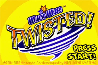 WarioWare: Twisted! - Screenshot - Game Title Image