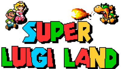 Super Luigi Land - Clear Logo Image