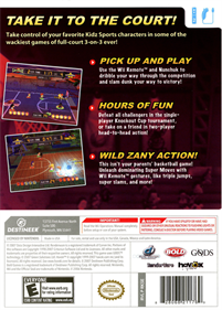 Kidz Sports: Basketball - Box - Back Image