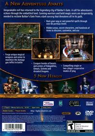 Baldur's Gate: Dark Alliance II - Box - Back