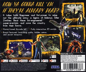 Zombie Revenge - Box - Back Image