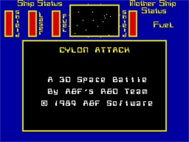 New Cylon Attack - Screenshot - Game Title Image
