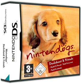 Nintendogs: Dachshund & Friends - Box - 3D Image