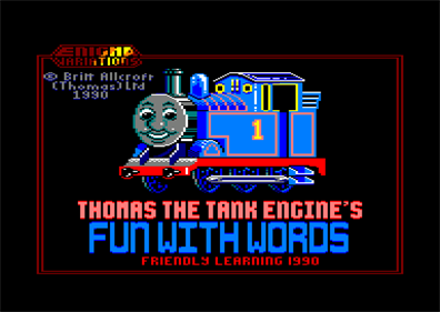 Thomas The Tank Engine's Fun With Words - Screenshot - Game Title Image