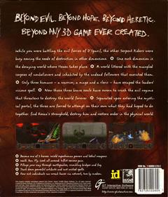 Hexen: Beyond Heretic - Box - Back Image