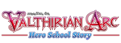 Valthirian Arc: Hero School Story - Clear Logo Image