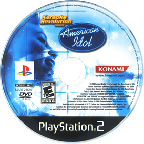 Karaoke Revolution Presents: American Idol - Disc Image