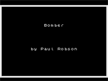 Bomber - Screenshot - Game Title Image