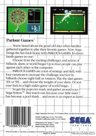 Parlour Games - Box - Back Image