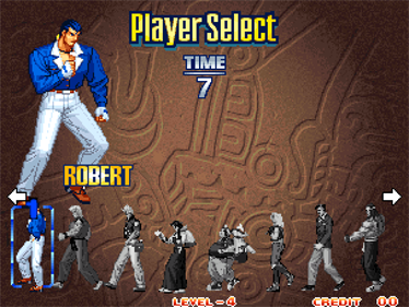 Art of Fighting 3: The Path of the Warrior - Screenshot - Game Select Image