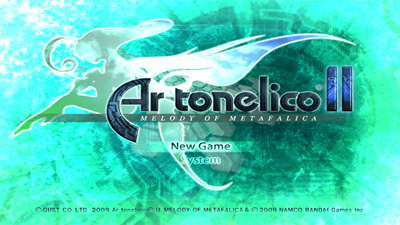 Ar tonelico II: Melody of Metafalica - Screenshot - Game Title Image