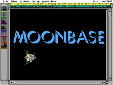 Moonbase: Lunar Colony Simulator - Screenshot - Game Title Image