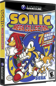 Sonic Mega Collection - Box - 3D Image