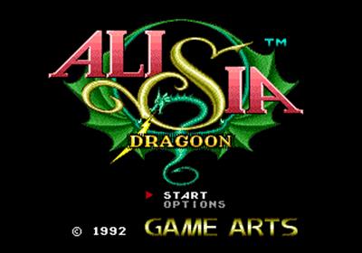 Alisia Dragoon - Screenshot - Game Title Image