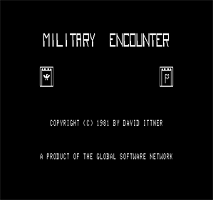 Military Encounter - Screenshot - Game Title Image