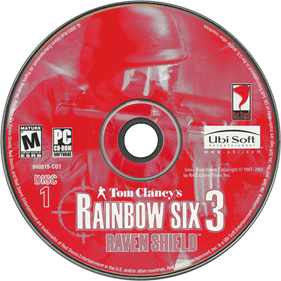 Tom Clancy's Rainbow Six 3: Raven Shield - Disc Image