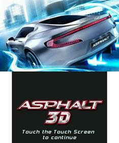 Asphalt 3D - Screenshot - Game Title Image